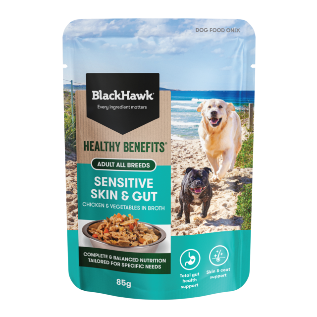 Black Hawk Healthy Benefits Sensitive Skin & Gut Wet Dog Food - Product Image 1