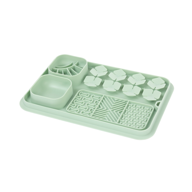M-PETS Lecca PRO Non-Slip 6-in-1 Cat and Dog Slow Feeding Mat - Product Image