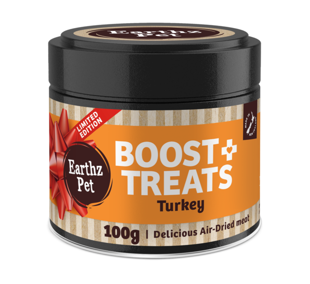 Earthz Pet BOOST+ Turkey Air Dried Dog Treats - Product Image