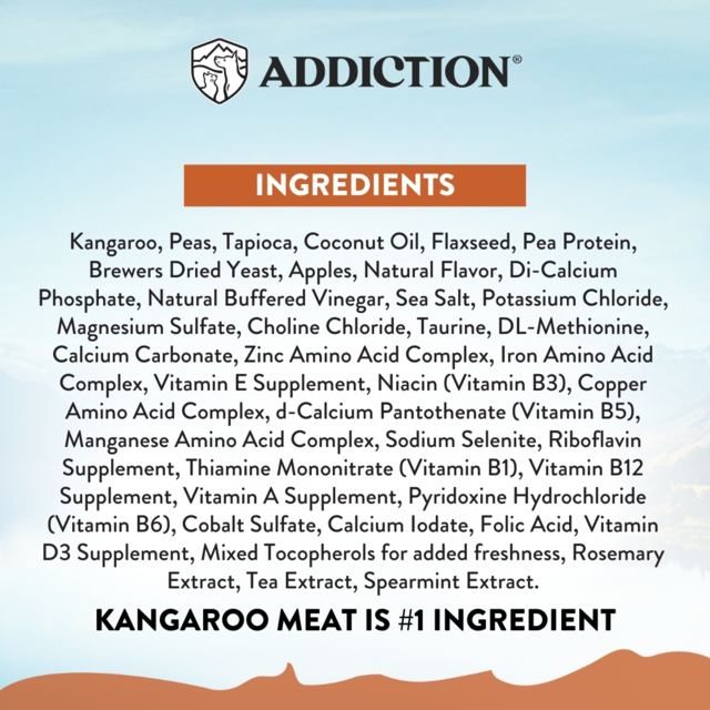 Addiction Grain-Free Wild Kangaroo & Apples Sensitive Care Dry Dog Food - Product Image 5