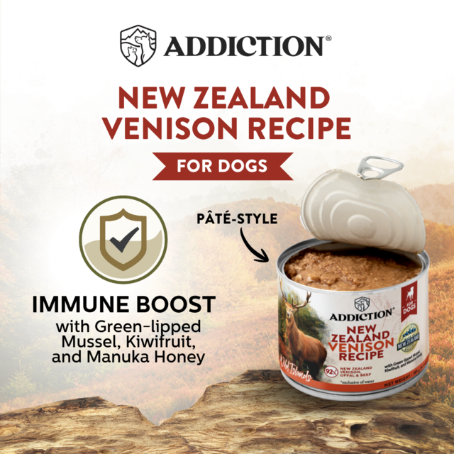 Addiction Wild Islands New Zealand Venison Grain-Free Wet Dog Food - Product Image 3