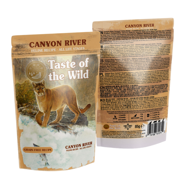 Taste of the Wild Canyon River Chunks in Gravy Wet Cat Food - Product Image 1