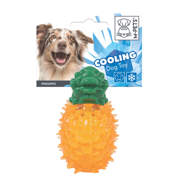 M-PETS Cooling Pineapple Dog Chew Toy - Product Image
