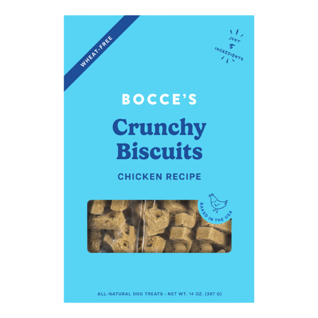 Bocce's Crunchy Biscuits Chicken Dog Treats - Product Image
