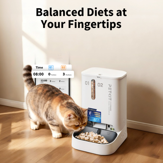 PETKIT Yumshare Dual Hopper 2 with Camera Smart Pet Feeder - Product Image 7