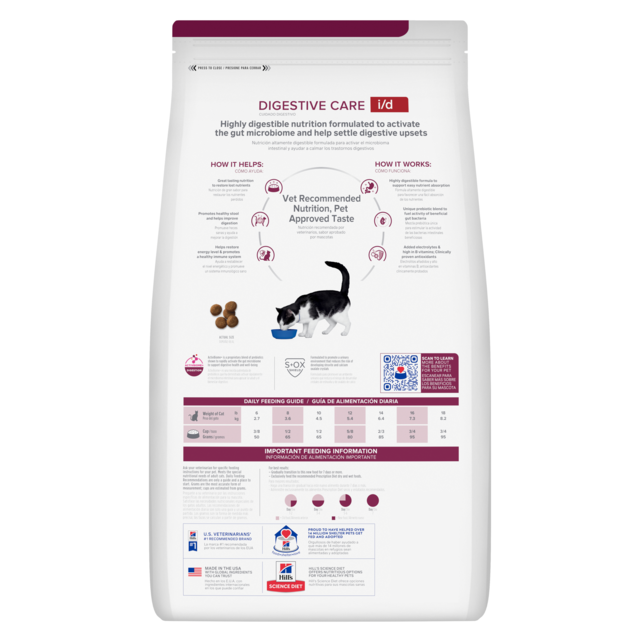 Hill's Prescription Diet i/d Digestive Care Dry Cat Food - Product Image 2
