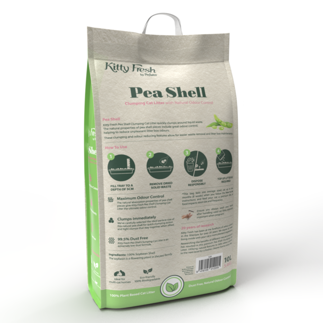 Kitty Fresh Pea Shell Clumping Cat Litter - Product Image 1