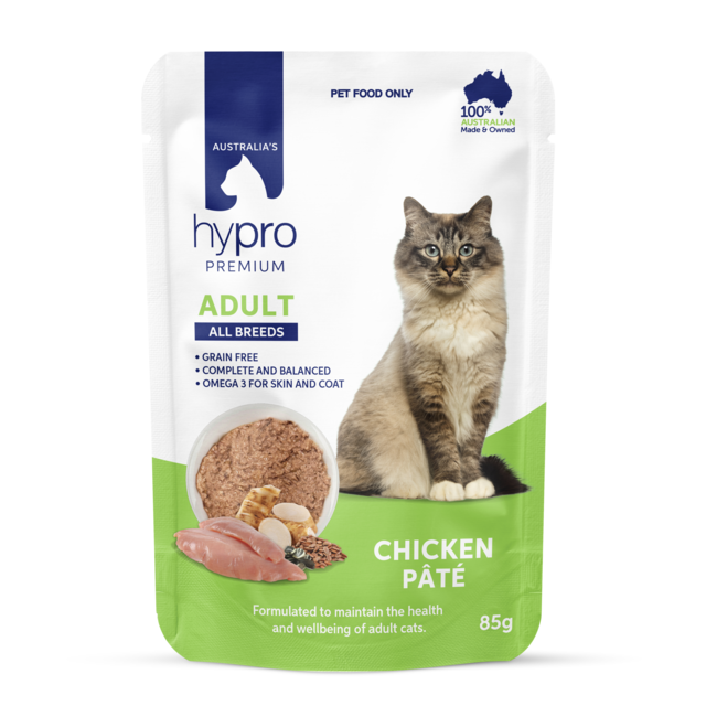 Hypro Premium Grain Free Adult Chicken Pate Wet Cat Food - Product Image