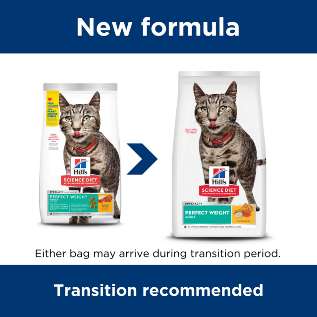 Hill's Science Diet Adult Perfect Weight Chicken Dry Cat Food - Product Image 2