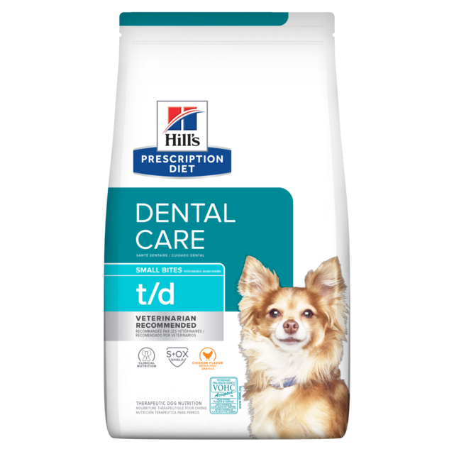 Hill's Prescription Diet t/d Small Bites Dental Care Dry Dog Food - Product Image