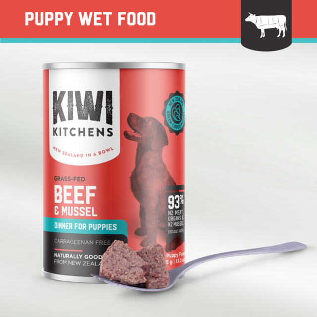 Kiwi Kitchens Beef & Mussel Puppy Wet Dog Food - Product Image 14
