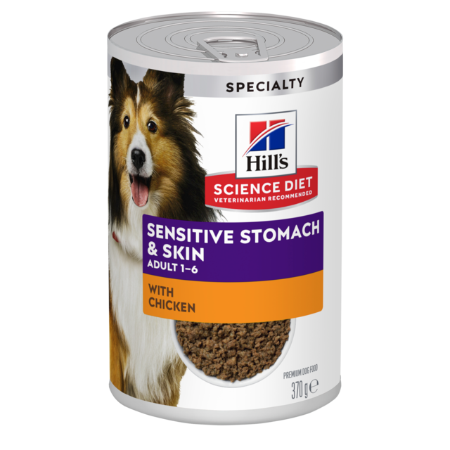 Hill's Science Diet Adult Sensitive Stomach & Skin with Chicken Wet Dog Food - Product Image