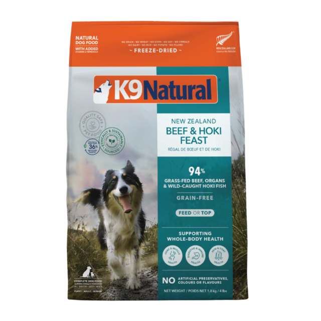 K9 Natural Beef & Hoki Feast Freeze Dried Dog Food - Product Image 2