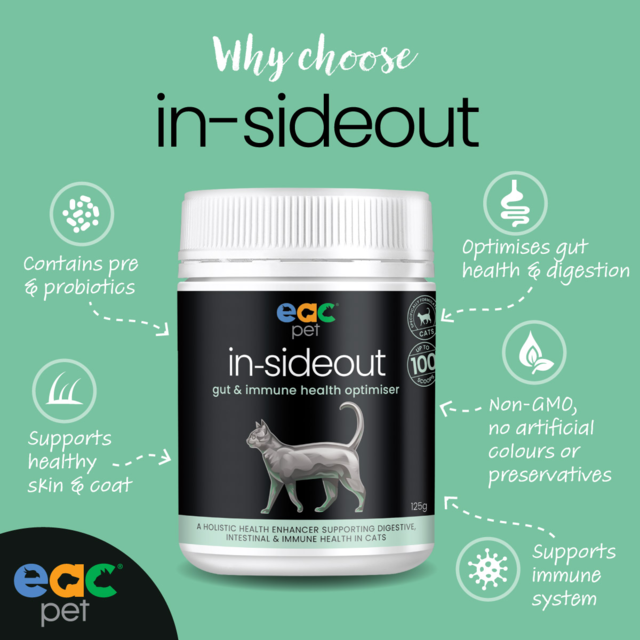 EAC Animal Care in-sideout Cat Prebiotic & Probiotic - Product Image 2