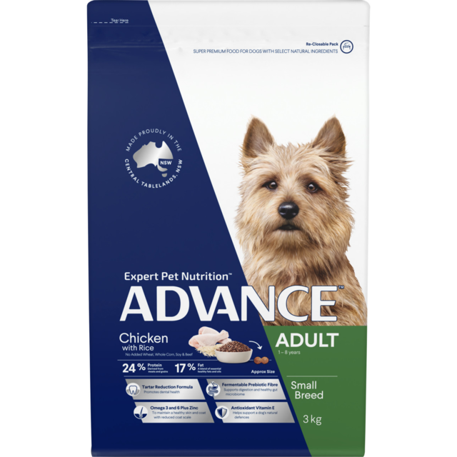 ADVANCE Adult Small Breed Chicken & Rice Dry Dog Food - Product Image