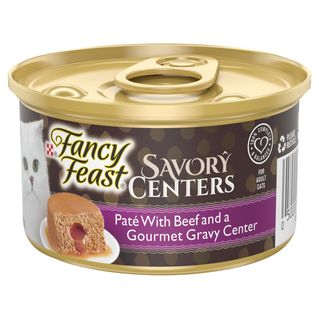 Fancy Feast Savory Centers Pate with Beef & Gourmet Gravy Wet Cat Food - Product Image 6