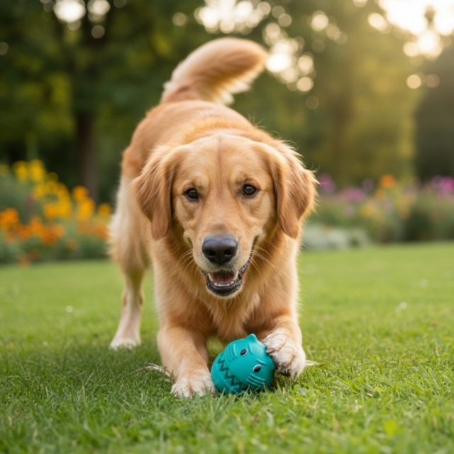 Pup & Purr Treat Monster Tough Dog Toy - Product Image 2