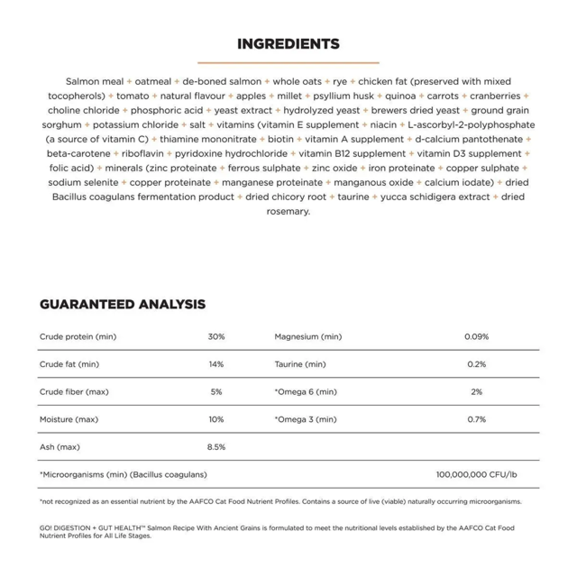 GO! Solutions Digestion + Gut Health Salmon Dry Cat Food - Product Image 5