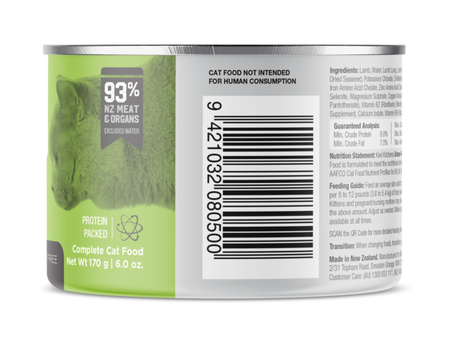 Kiwi Kitchens Lamb Wet Cat Food - Product Image 20