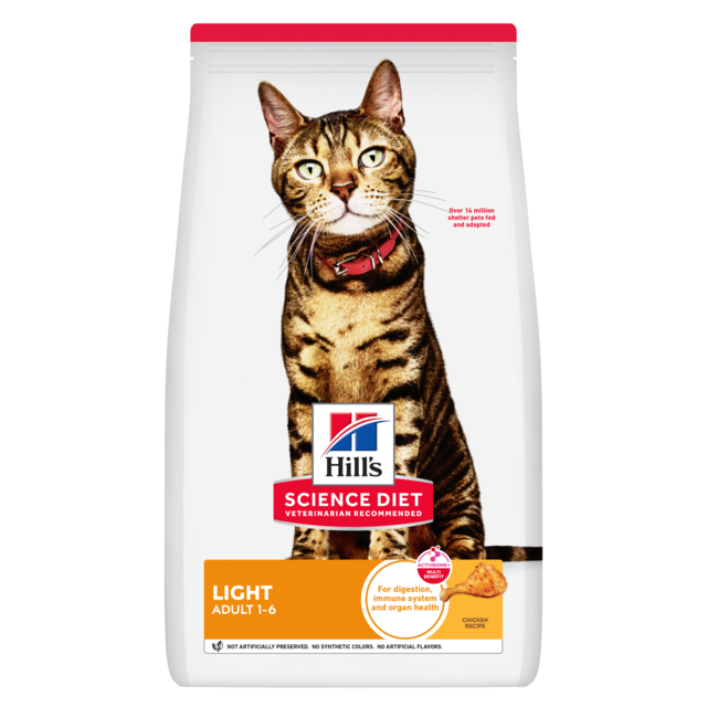 Hill's Science Diet Adult Light Dry Cat Food - Product Image 2