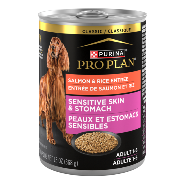 Pro Plan Adult Sensitive Skin & Stomach Salmon & Rice Entree Classic Wet Dog Food - Product Image 7