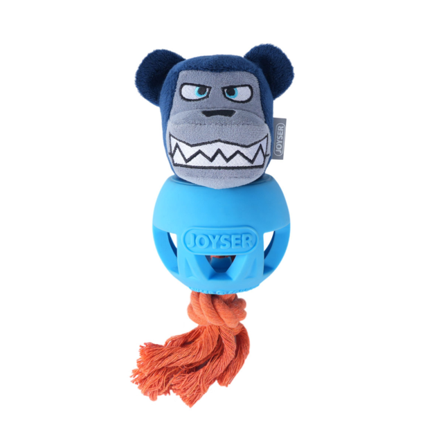 JOYSER Cageball Bear Rubber Ball Dog Toy - Product Image