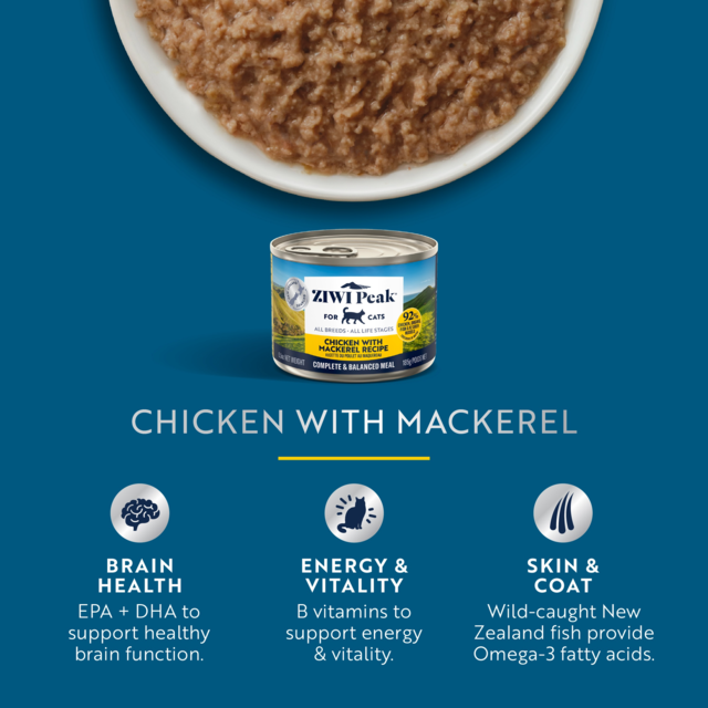 ZIWI Peak Chicken & Mackerel Wet Cat Food - Product Image 7