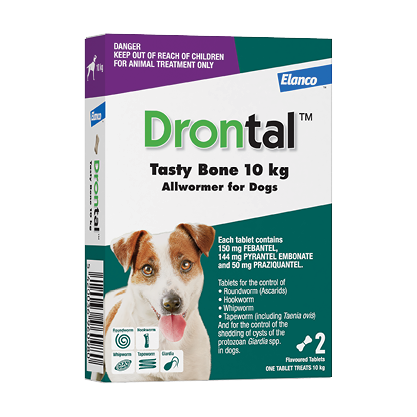Drontal Tasty Bone Dog Allwormer - Product Image