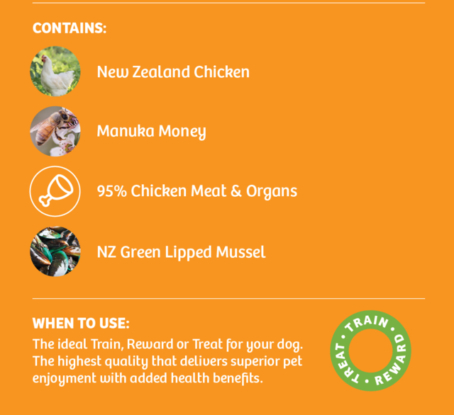 Earthz Pet BOOST+ Chicken & Manuka Honey Air Dried Dog Treats - Product Image 2