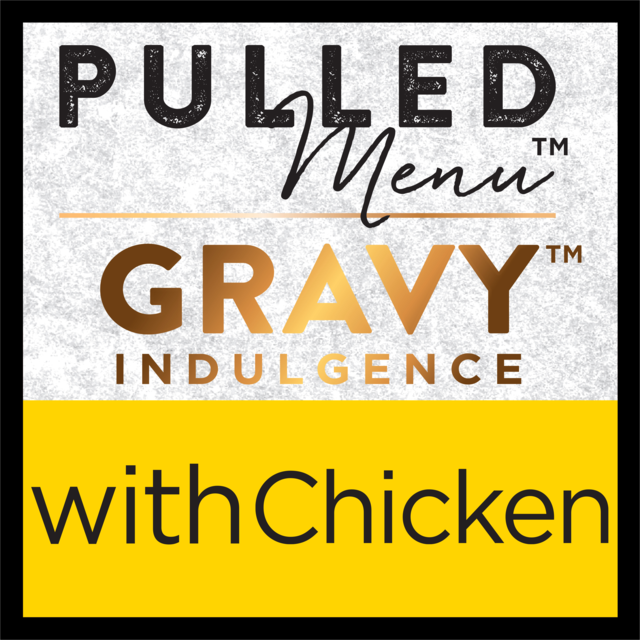 Dine Pulled Menu Gravy Indulgence with Chicken Adult Wet Cat Food - Product Image 1