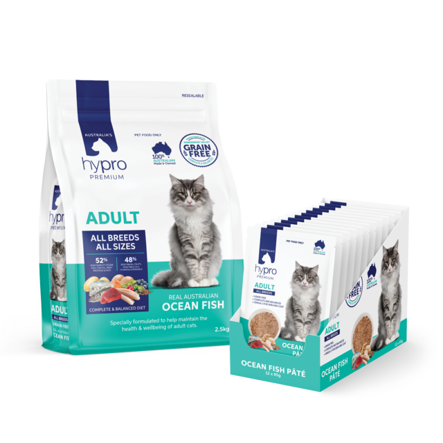 Hypro Premium Grain Free Adult Ocean Fish Pate Wet Cat Food - Product Image 5