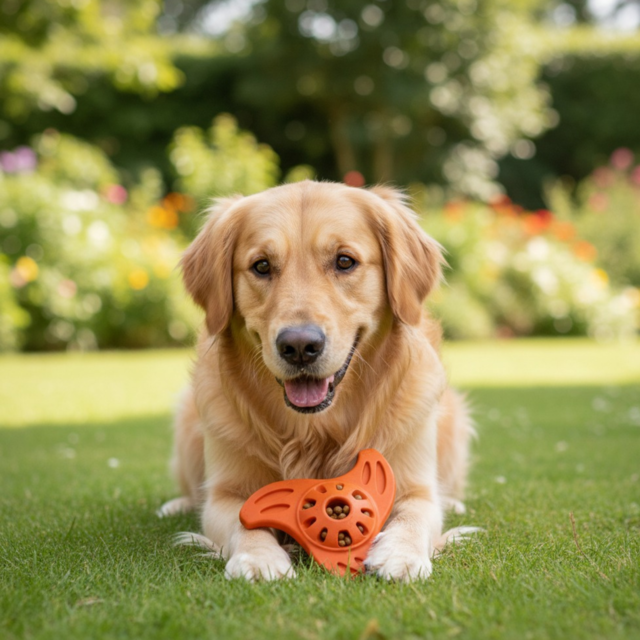 Pup & Purr Treat Spinner Tough Dog Toy - Product Image 2