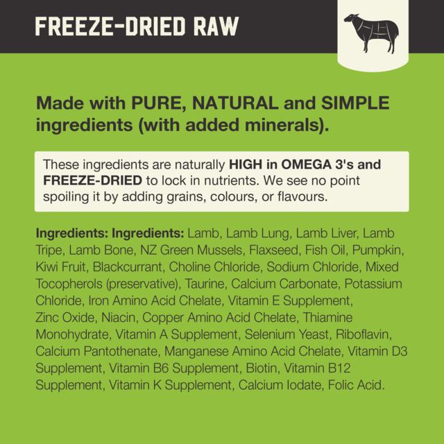 Kiwi Kitchens Lamb Freeze Dried Dog Food - Product Image 11