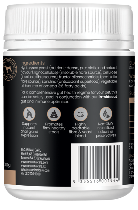 EAC Animal Care Gut & Gland Anal Gland Expression Support for Dogs - Product Image 2