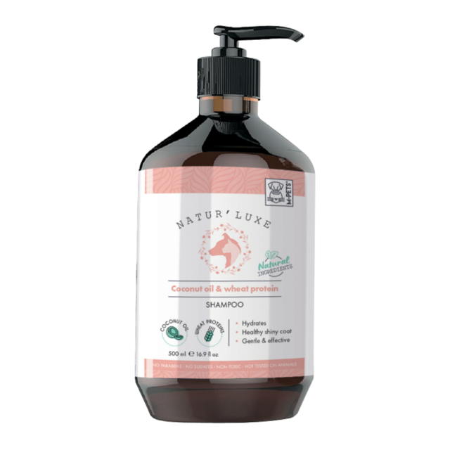 M-PETS NATUR'LUXE Coconut Oil and Wheat Protein Dog Shampoo - Product Image