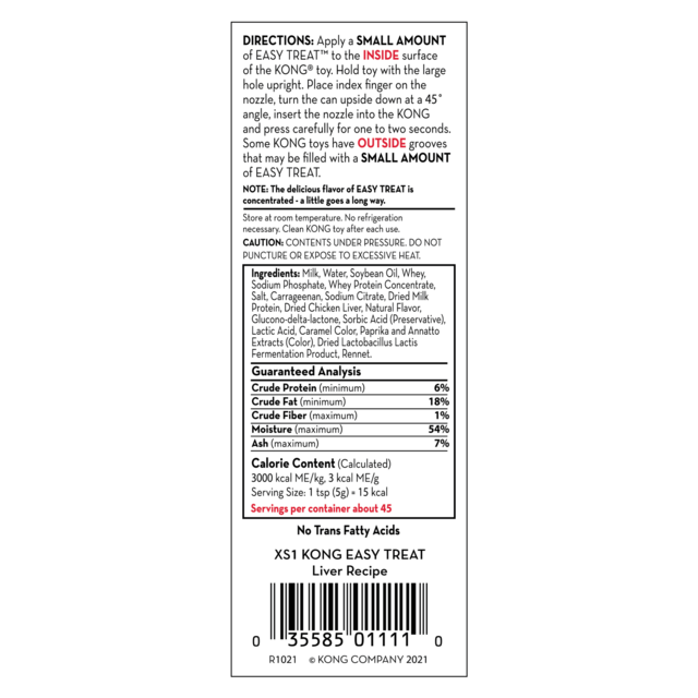 KONG Easy Treat Paste Liver Dog Treat - Product Image 4