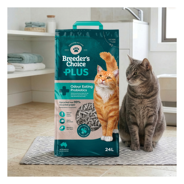 Breeder's Choice PLUS Probiotic with added odour control Paper Cat Litter - Product Image 3