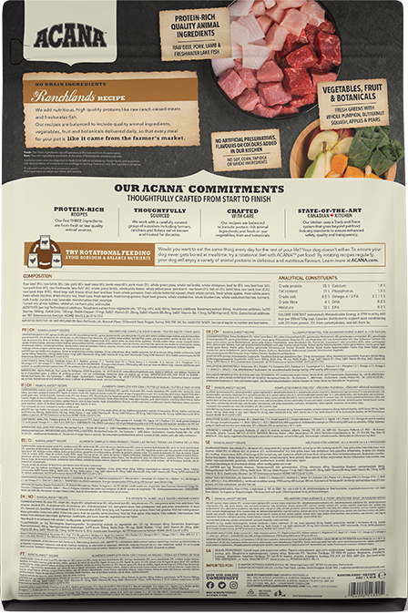 ACANA Highest Protein Ranchlands Dry Dog Food - Product Image 1