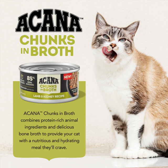 ACANA Lamb & Kidney Recipe Chunks in Broth Wet Cat Food - Product Image 3