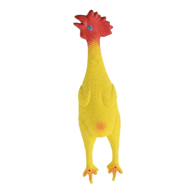 Pup & Purr Sir Clucksalot Latex Dog Toy - Product Image