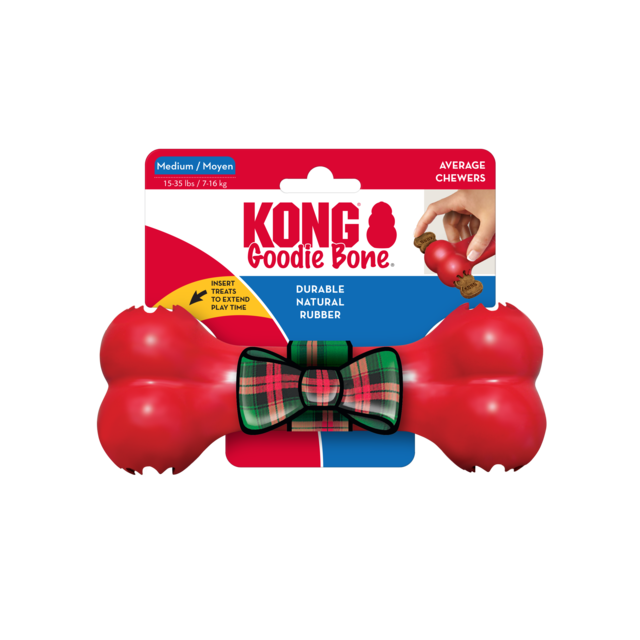 KONG Holiday Goodie Bone Dog Toy - Product Image