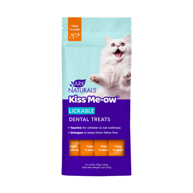 Ark Naturals Kiss Me-Ow Lickable Dental Tuna Cat Treats - Product Image