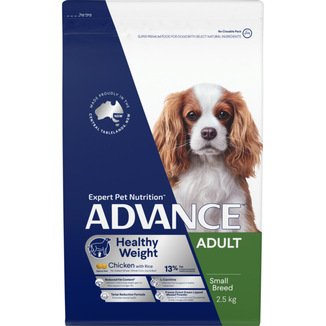 ADVANCE Adult Small Breed Healthy Weight Chicken & Rice Dry Dog Food - Product Image