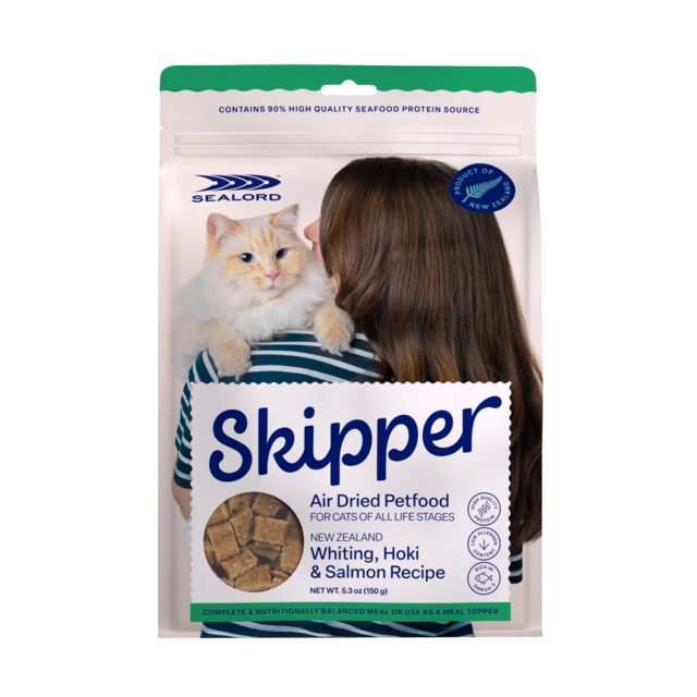 Sealord Skipper Whiting, Hoki & Salmon Air Dried Cat Food - Product Image