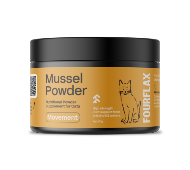 Fourflax Mussel Powder Supplement for Cats - Product Image