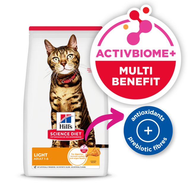 Hill's Science Diet Adult Light Dry Cat Food - Product Image