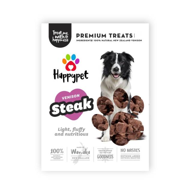 HappyPet Venison Steak Pet Treats - Product Image