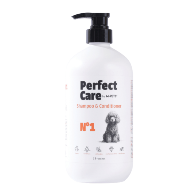M-PETS Perfect Care No.1 2-in-1 Dog Shampoo and Conditioner  - Product Image