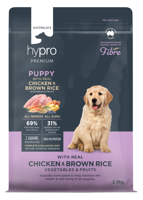 Hypro Premium Wholesome Grains Puppy Chicken & Brown Rice Dry Dog Food - Product Image 1