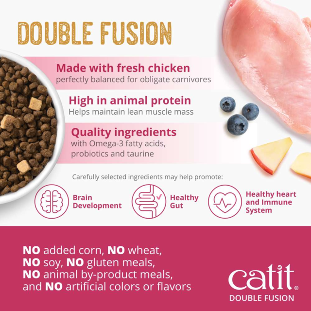 Catit Recipes Double Fusion Kitten Chicken Dry Cat Food - Product Image 2